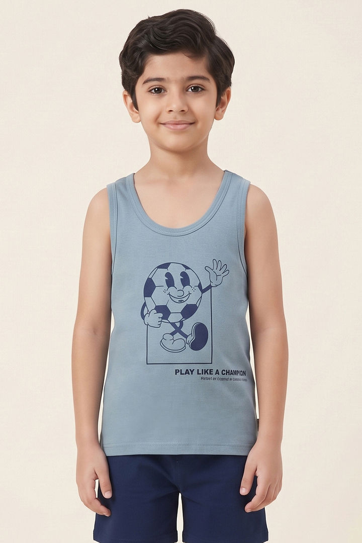 Lee Cooper Boys Printed Vest (Pack of 2) - Multicolor — image 8
